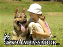 Our youngest trainer Emma with Agi